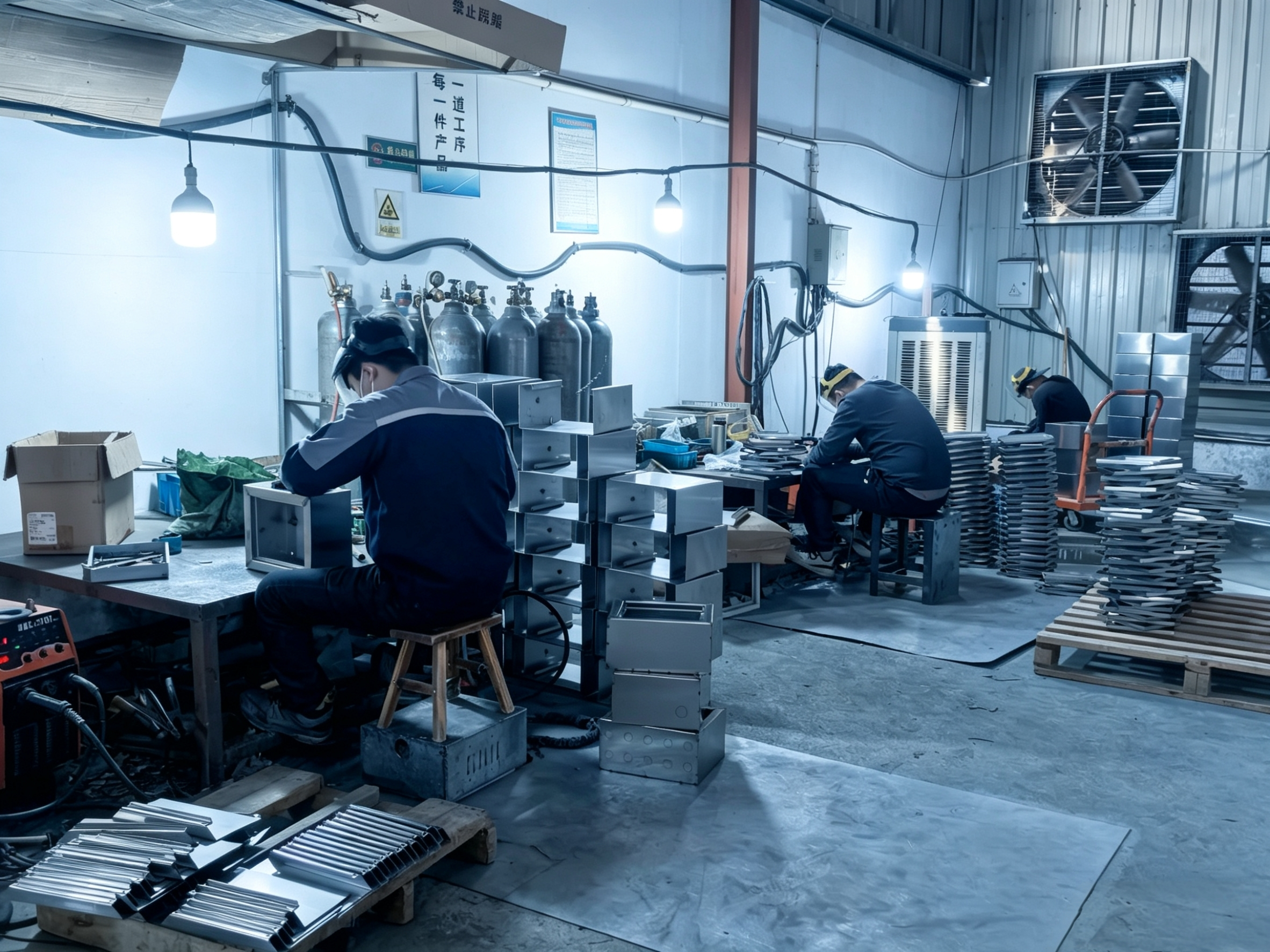 Electrical enclosure assembly workshop