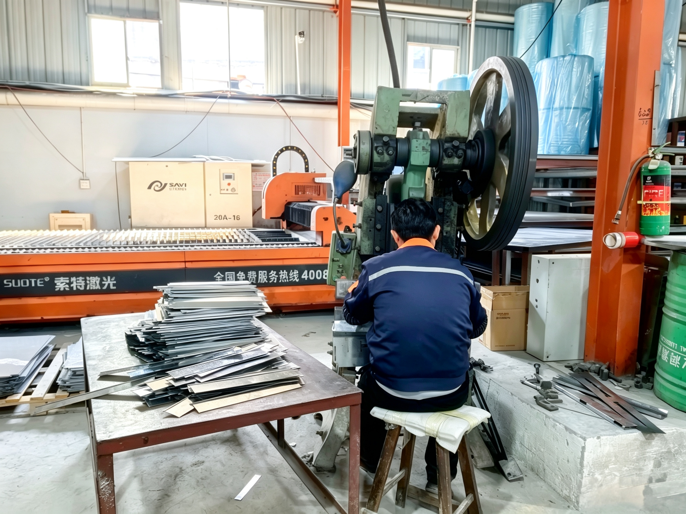 Sheet metal punching process