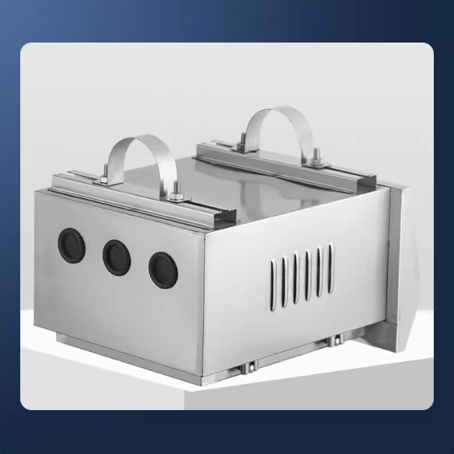 Compact battery enclosure with handles