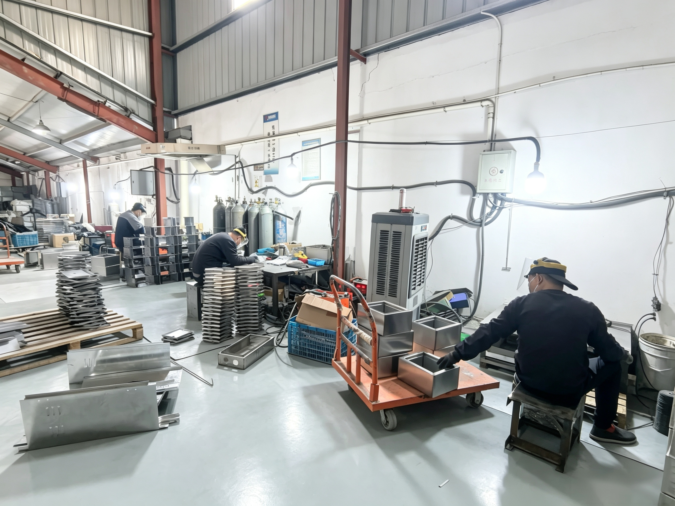 Electrical enclosure manufacturing workshop